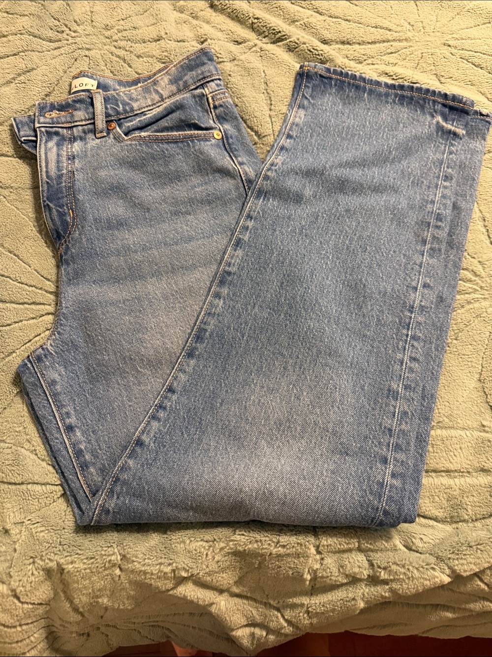 LOFT Light Blue Straight Jeans